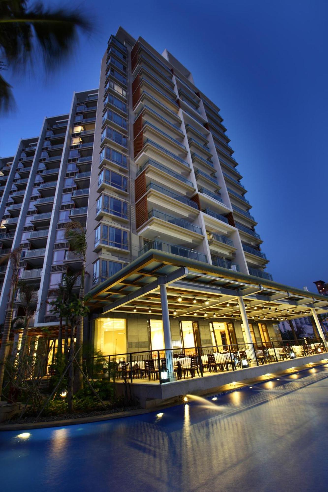 Sanya Seacube Holiday Hotel Eksteriør bilde